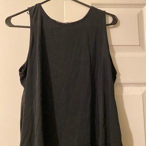 Black tank top